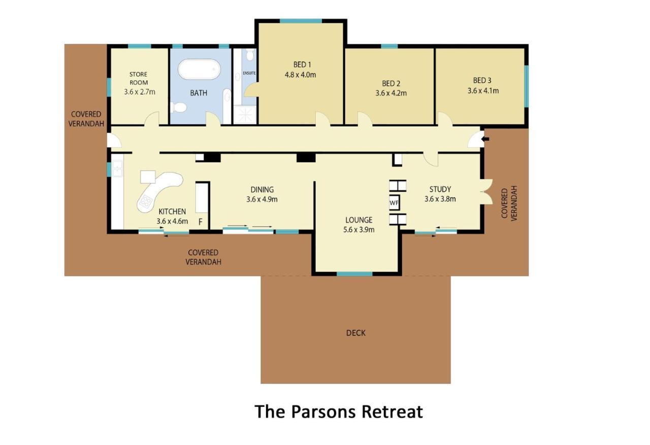 The Parsons Retreat Villa Rothbury Bagian luar foto
